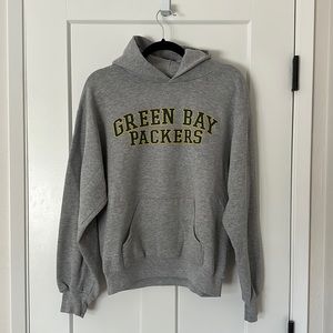 Gray Green Bay Packers hoodie